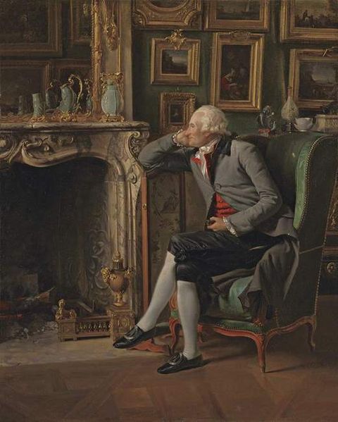 Henri Pierre Danloux The Baron de Besenval in his Study